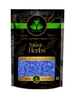 Blue Pea Butterfly Flowers Powder - Butterfly Pea Flower - Caffeine Free - Herbal Tea 